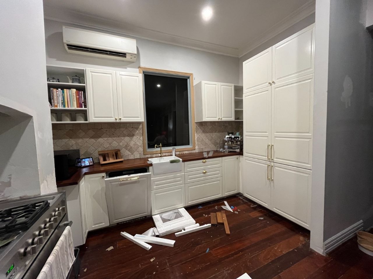 Kitchen renovation transformation — from the existing kitchen to a modern, practical and visually cohesive space.