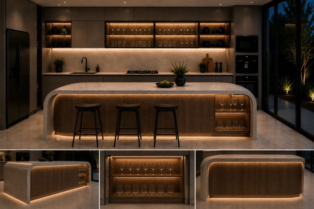 Kitchen renovation design concept for East Perth residence Perth WA
